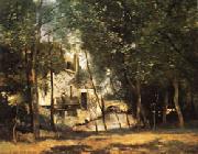 camille corot the mill of Saint-Nicolas-les-Arraz oil painting on canvas